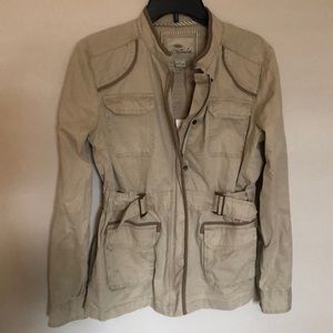 Tan Khaki Safari Utility Jacket